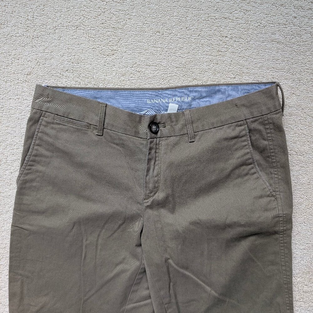 EUC Banana Republic Weekend Chino Women's 8 Slacks Pants Trousers straight leg - Picture 3 of 10